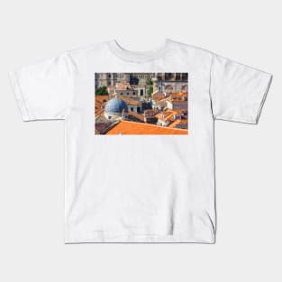 Dubrovnik rooftops Kids T-Shirt